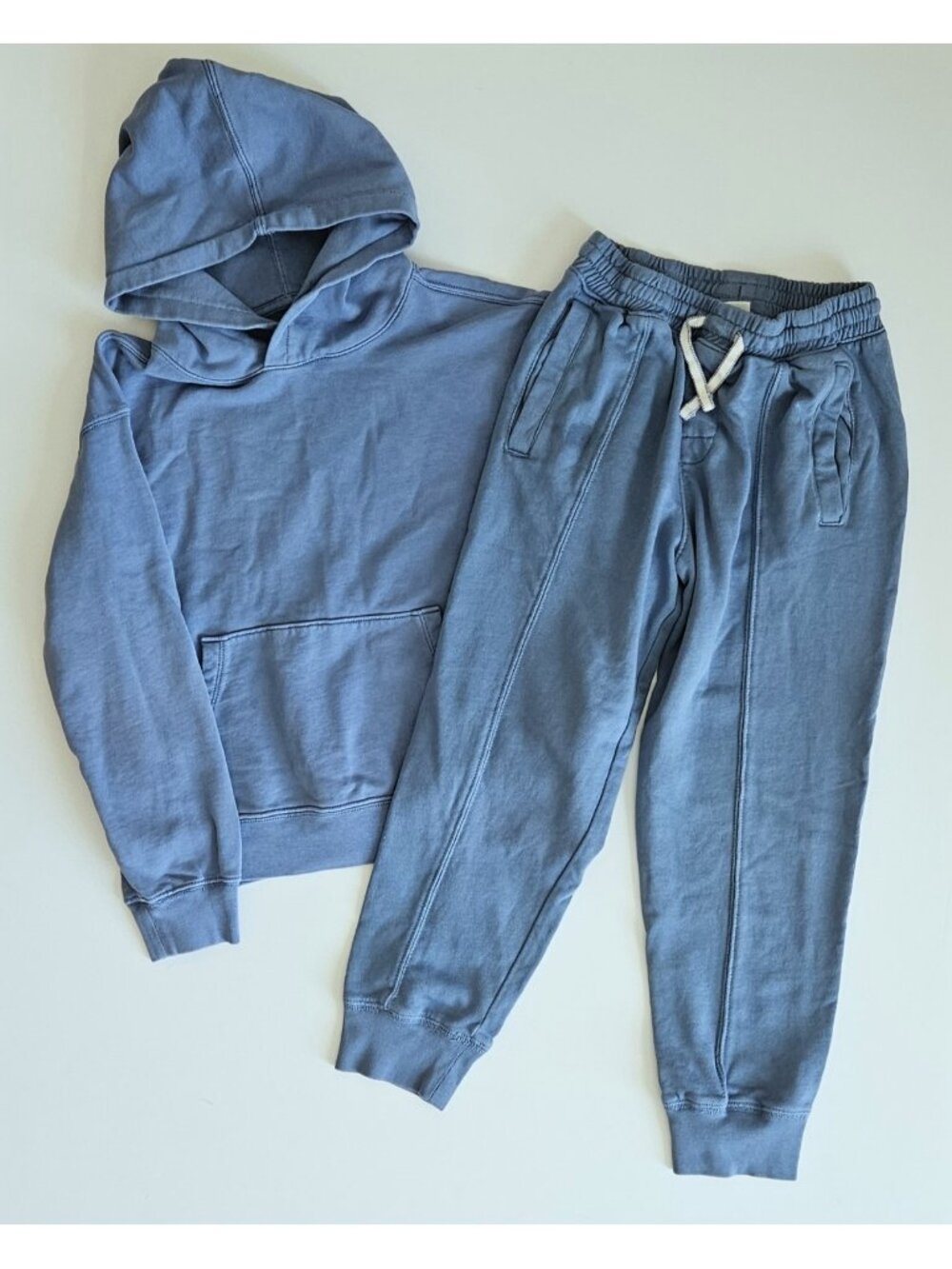 Crewcuts by J Crew 8 Boys Slate Blue Hoodie Sweatshirt Joggers Pants Set